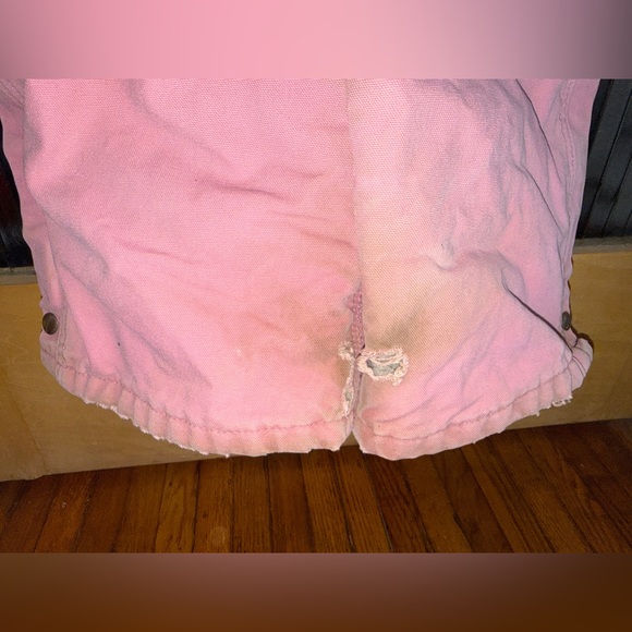 Carhartt Insulated Overalls Bibs Womens WR027 PKR Pink Rose 6x32 Double Knee - Picture 6 of 6